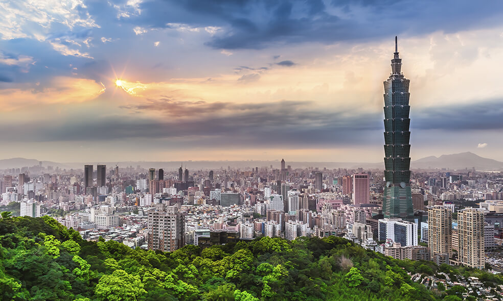 Skyline of Taipei