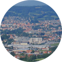 View over Burgkunstadt, Altenkunstadt and Woffendorf