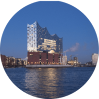 Hamburg: View on Elbphilharmonie